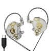 ND Venus High Performance Dynamic Headphones Universal Double PINPluggable Cable Change Design Widely Compatible Devices