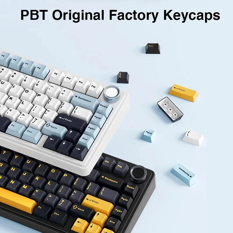 AULA F75 Mechanical Gaming Keyboard - White Edition