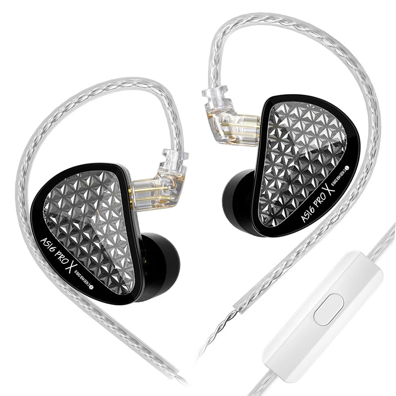 KZ AS16 PRO X - Professional High-Fidelity (Hi-Fi) In-Ear Monitors
