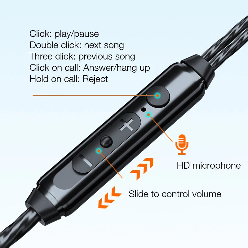EARDECO - 3.5mm Wired Bass Headphones