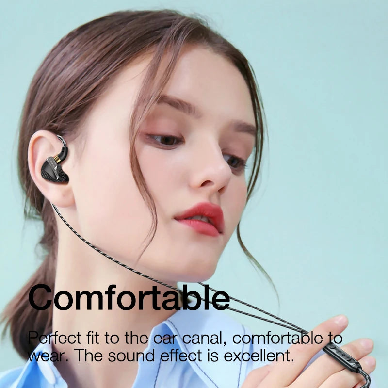 EARDECO - 3.5mm Wired Bass Headphones