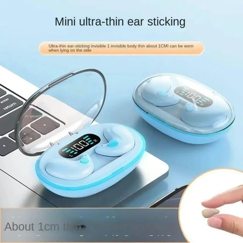 Wireless headphones - for sleeping, mini earphones, with Bluetooth, stereo, comfortable, microphone, HD call