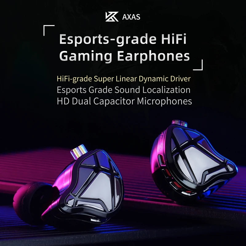 KZ AXAS Wired Gaming Earphone