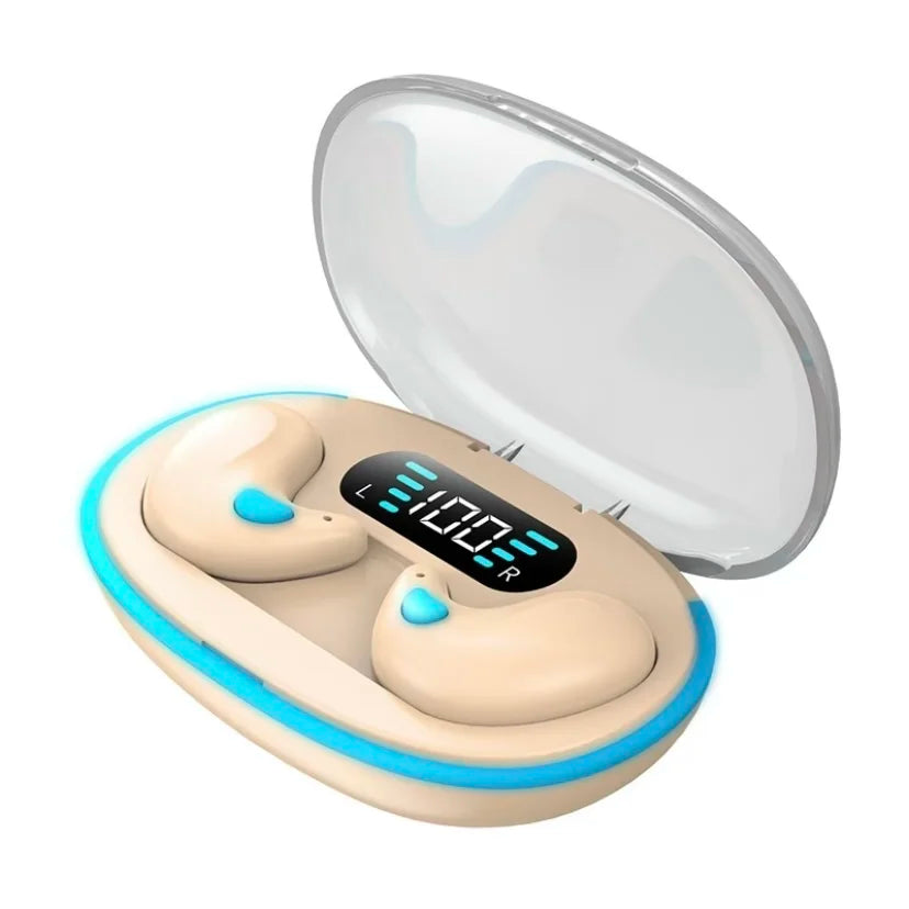 Wireless headphones - for sleeping, mini earphones, with Bluetooth, stereo, comfortable, microphone, HD call