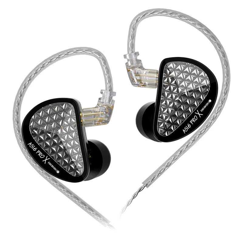KZ AS16 PRO X - Professional High-Fidelity (Hi-Fi) In-Ear Monitors