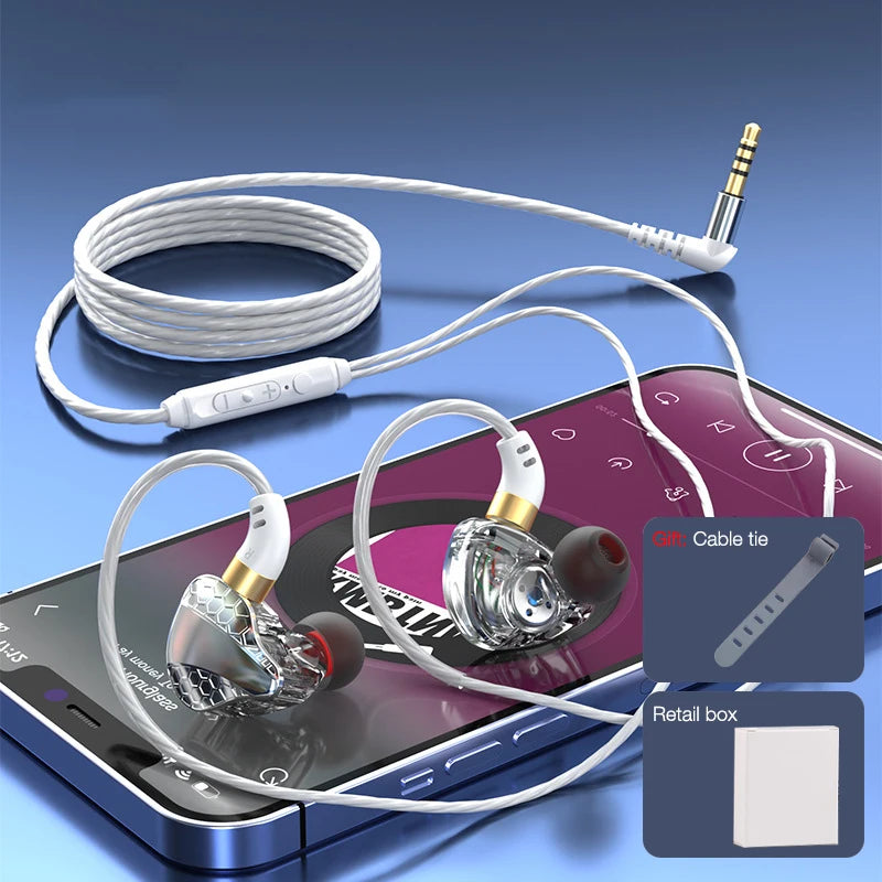 EARDECO - 3.5mm Wired Bass Headphones