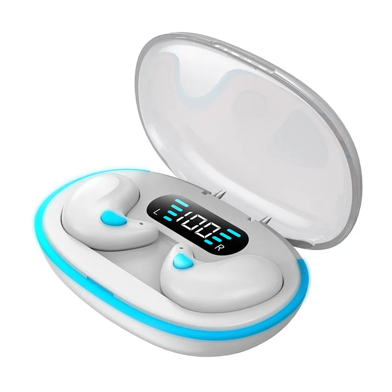 Wireless headphones - for sleeping, mini earphones, with Bluetooth, stereo, comfortable, microphone, HD call
