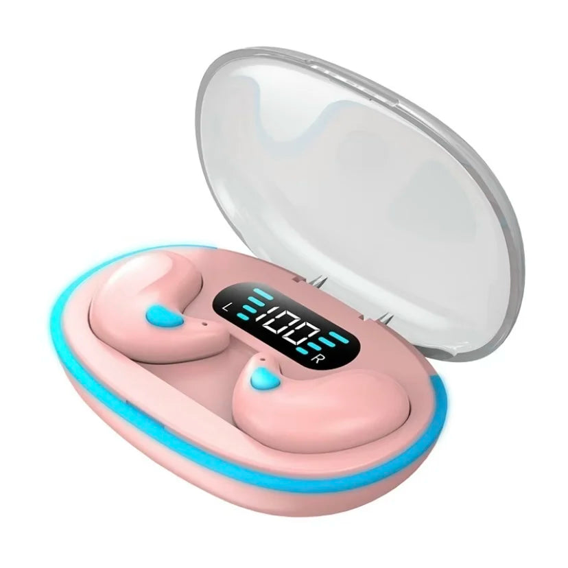 Wireless headphones - for sleeping, mini earphones, with Bluetooth, stereo, comfortable, microphone, HD call