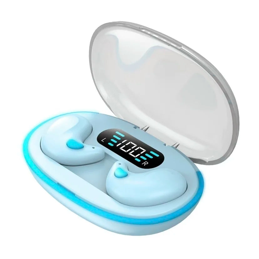 Wireless headphones - for sleeping, mini earphones, with Bluetooth, stereo, comfortable, microphone, HD call
